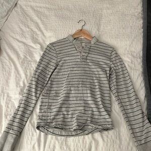 Abercrombie and Fitch Long Sleeve Henley/Muscle Shirt